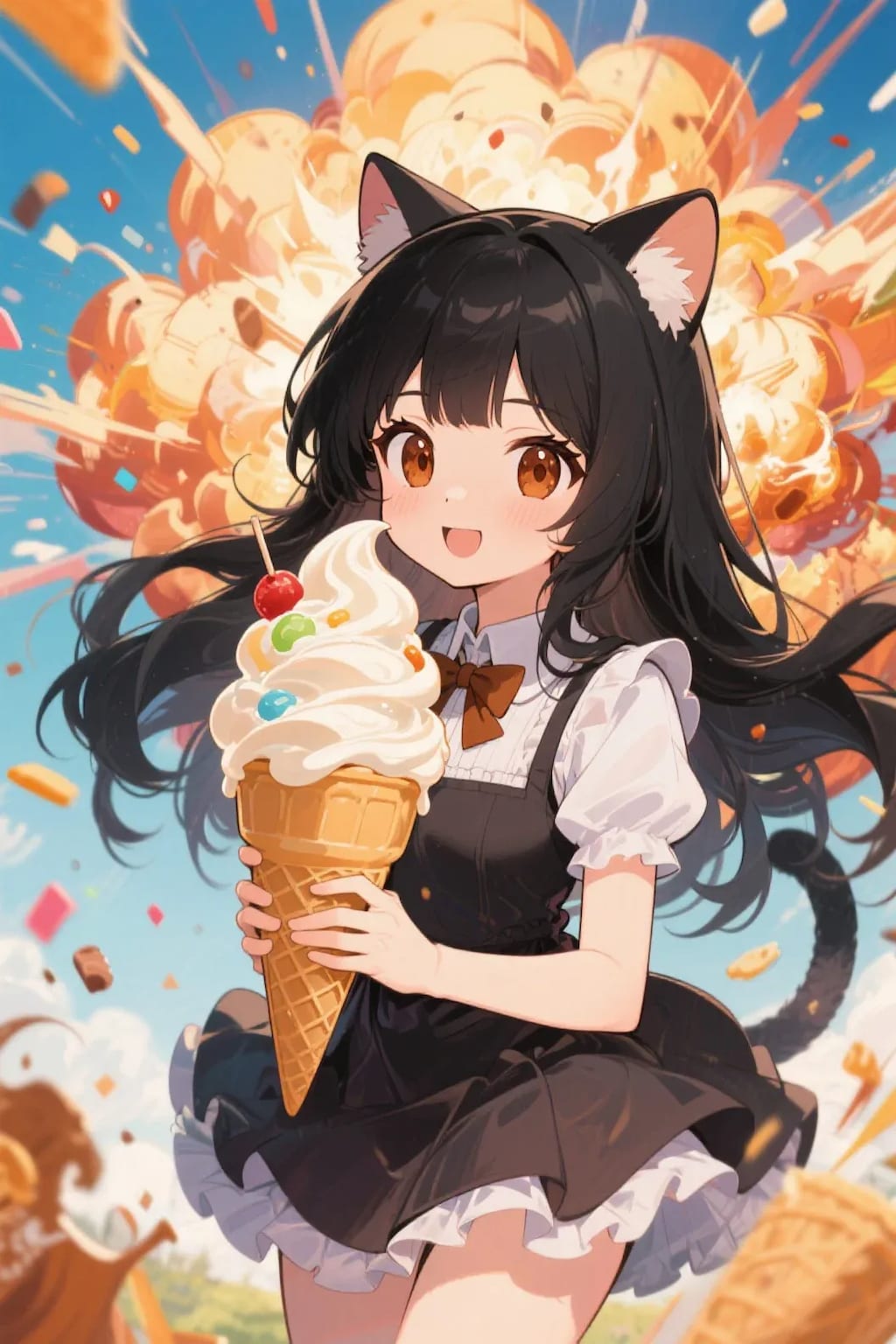 さくらちゃんの爆発ソフトクリーム