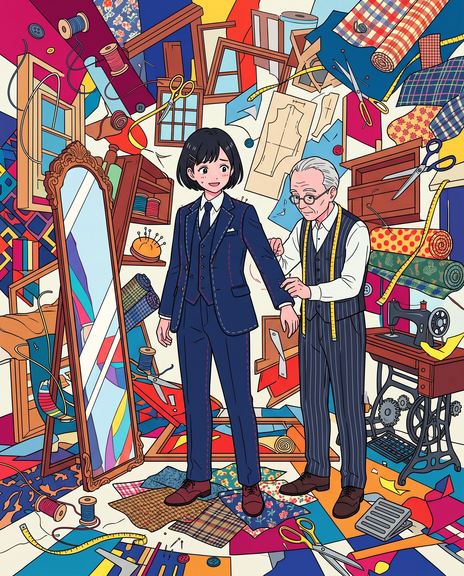 仕立て屋さんにて