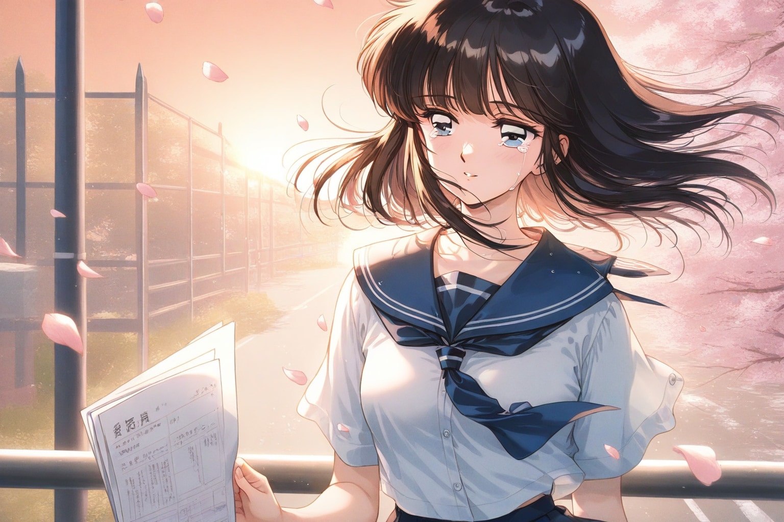 春の卒業、春の別れ新たなり…… | の人気AIイラスト・グラビア