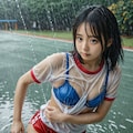マラソン中に雨…びたびたに濡れちゃった 7枚目