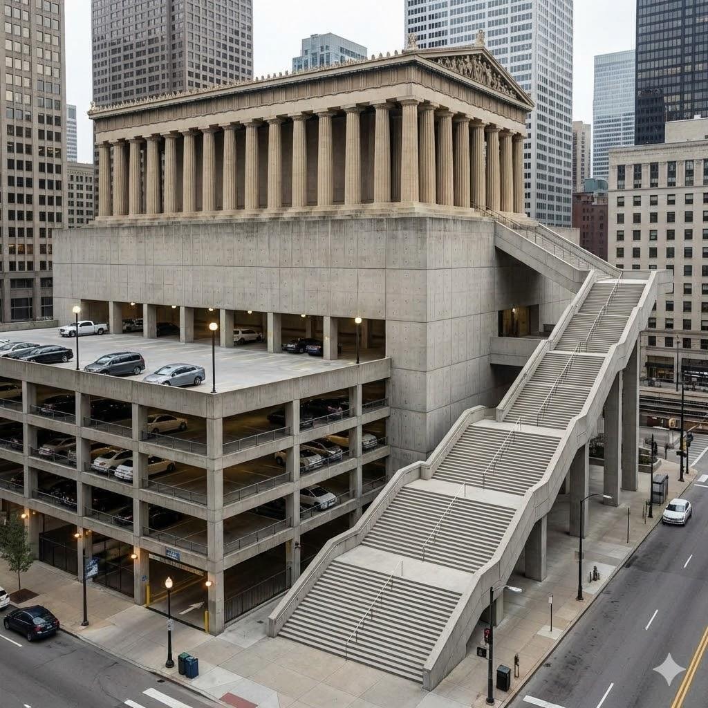 高床式ギリシャ神殿