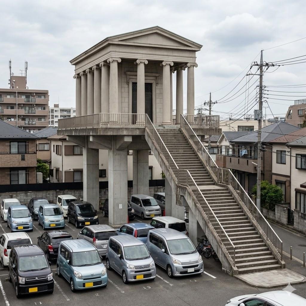 高床式ギリシャ神殿