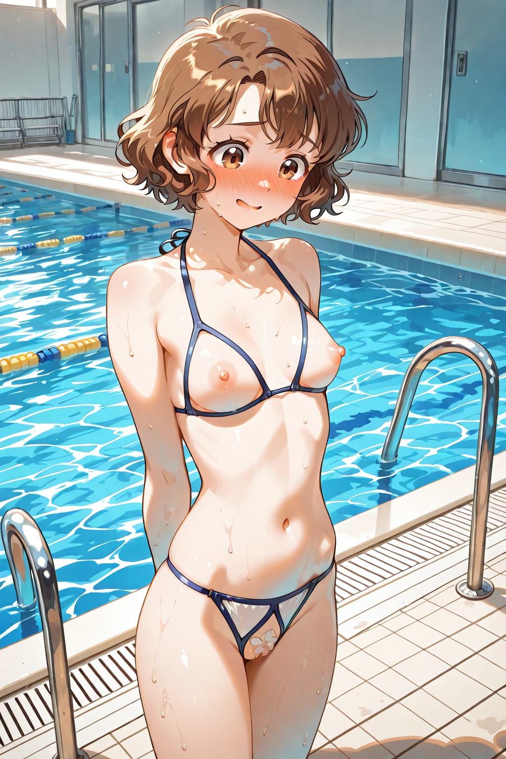 この格好で泳ぐんですか！？