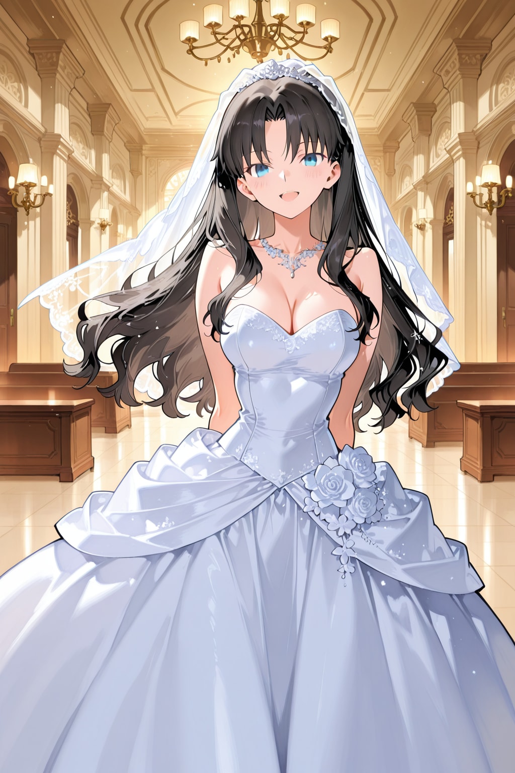 凛の結婚式 | の人気AIイラスト・グラビア