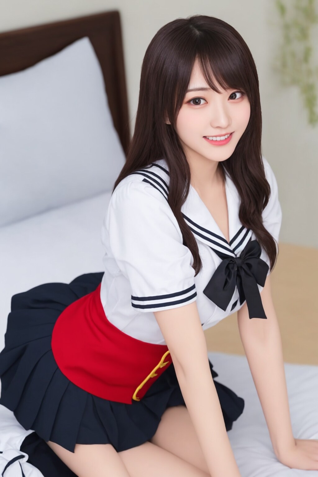 お兄のベッド暖めたよ