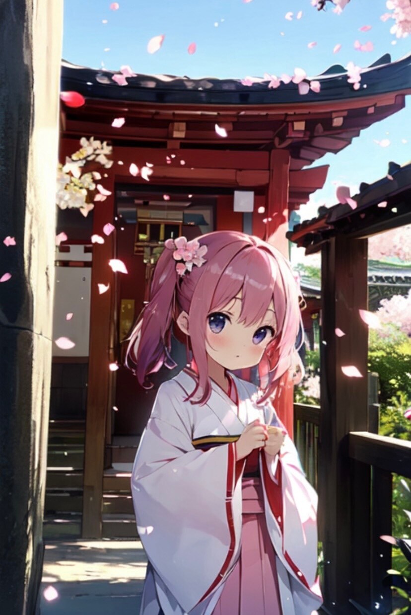 巫女4 | の人気AIイラスト・グラビア