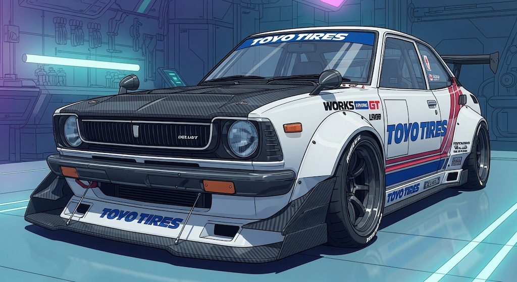 トーヨータイヤカローラレビン