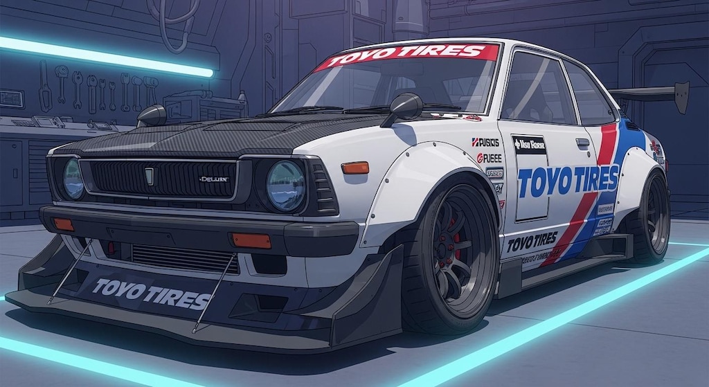 トーヨータイヤカローラレビン