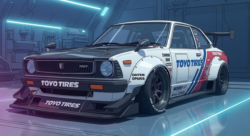 トーヨータイヤカローラレビン