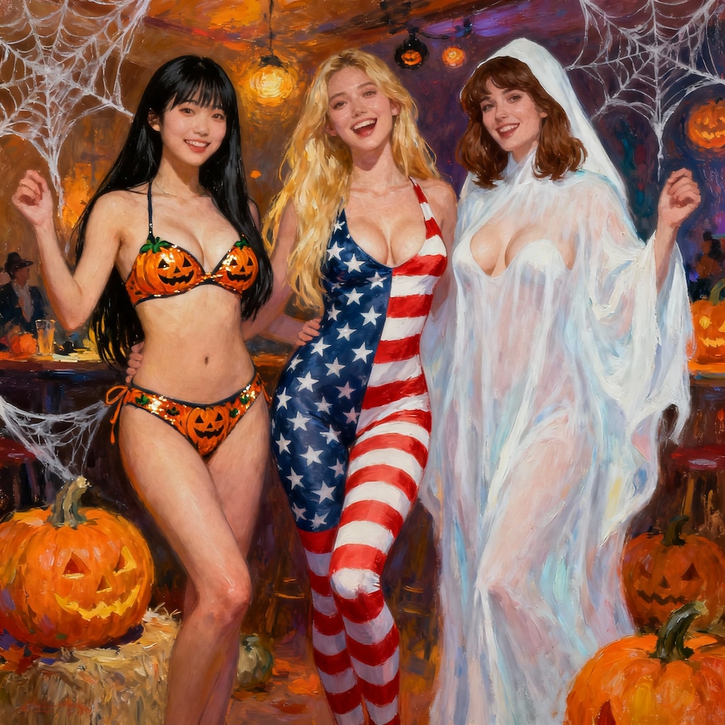 印象派ハロウィン