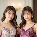 ボディスーツカタログ012《二浴染めレース》 4枚目