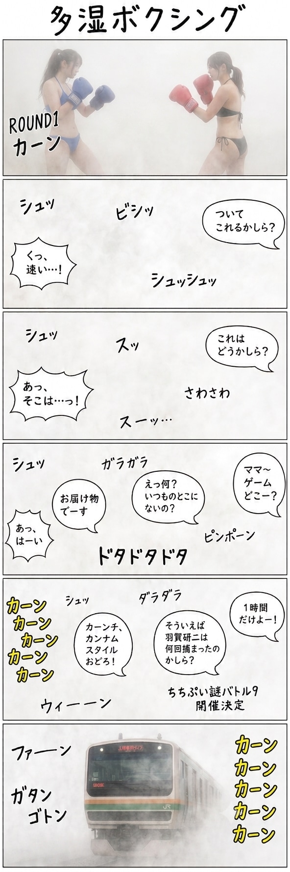 【漫画】多湿ボクシング