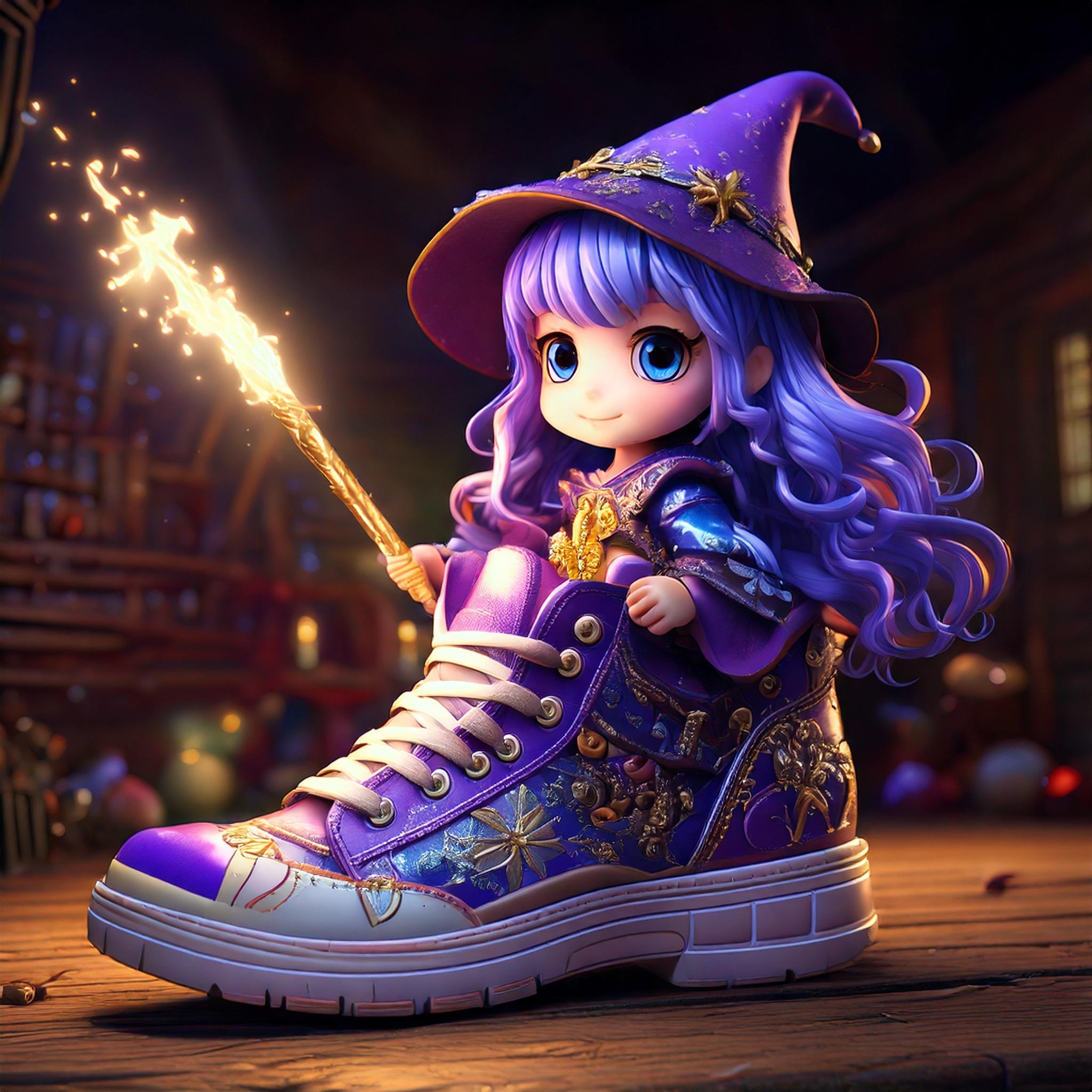 ★魔法使いスニーカーと靴下 | の人気AIイラスト・グラビア