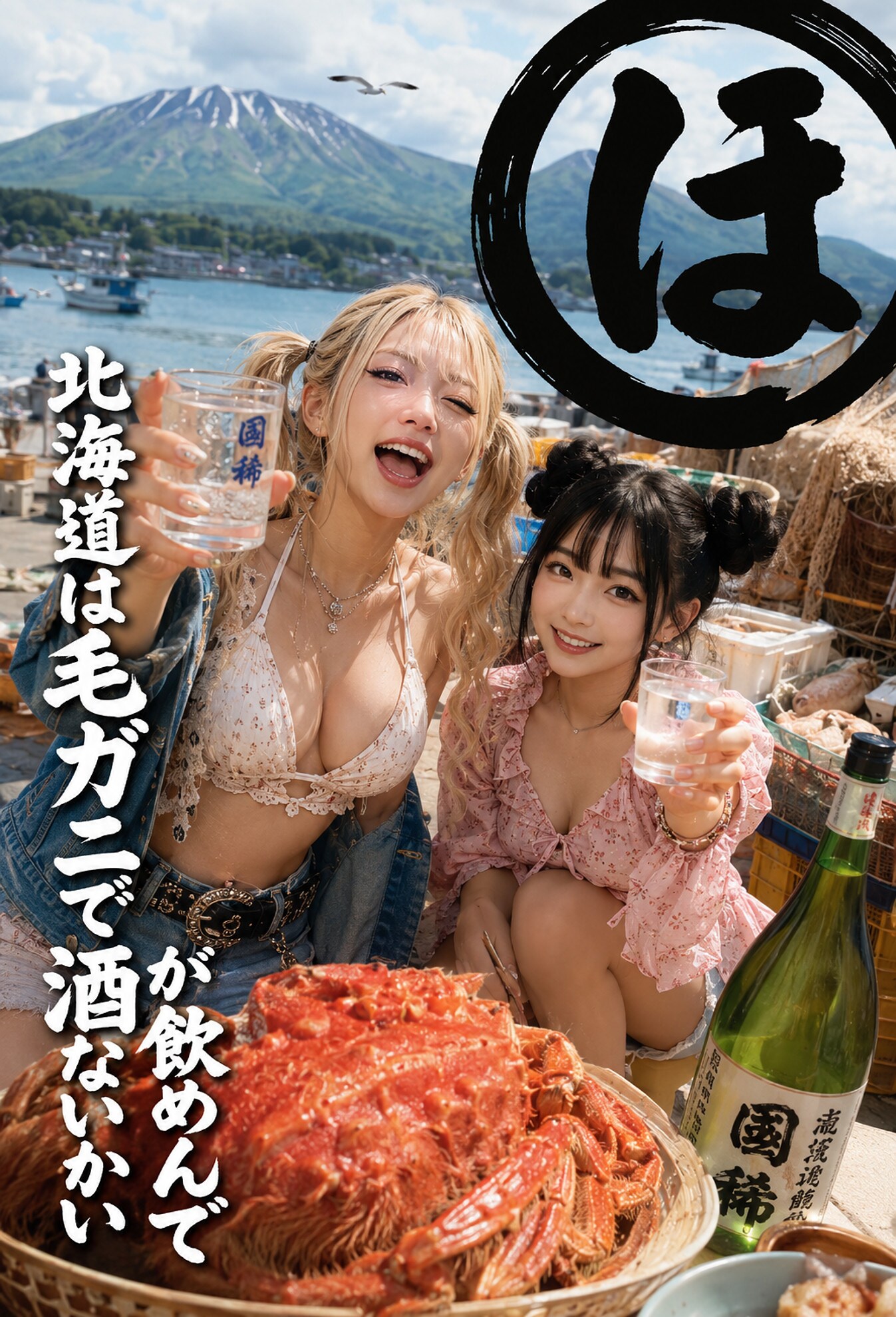 【国内旅行・弐】日本全国酒飲み音頭「北海道編」(シバクラカズハさん主催「国内旅行・弐」/クラブジャムンさん主催「日本全国酒飲み音頭」Wエントリー作品)