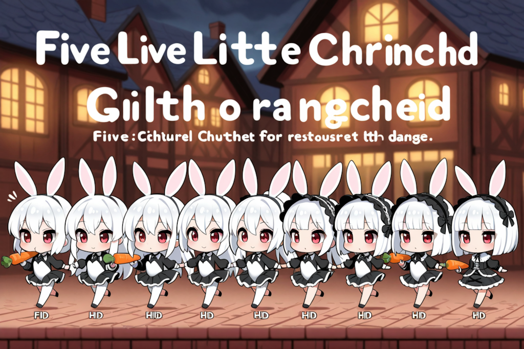 ゴシックはうさぎさんの方が似合うかな？