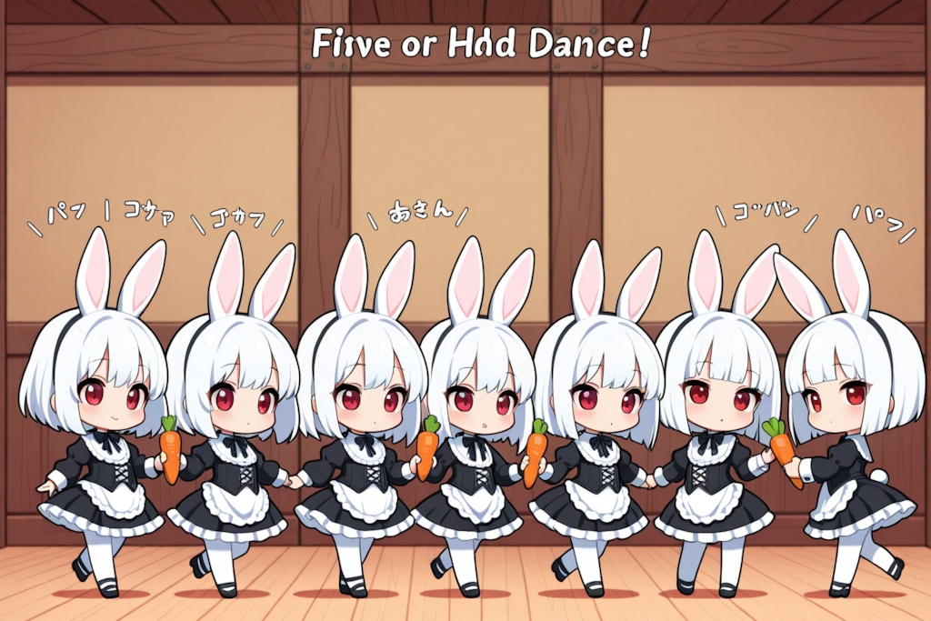 ゴシックはうさぎさんの方が似合うかな？