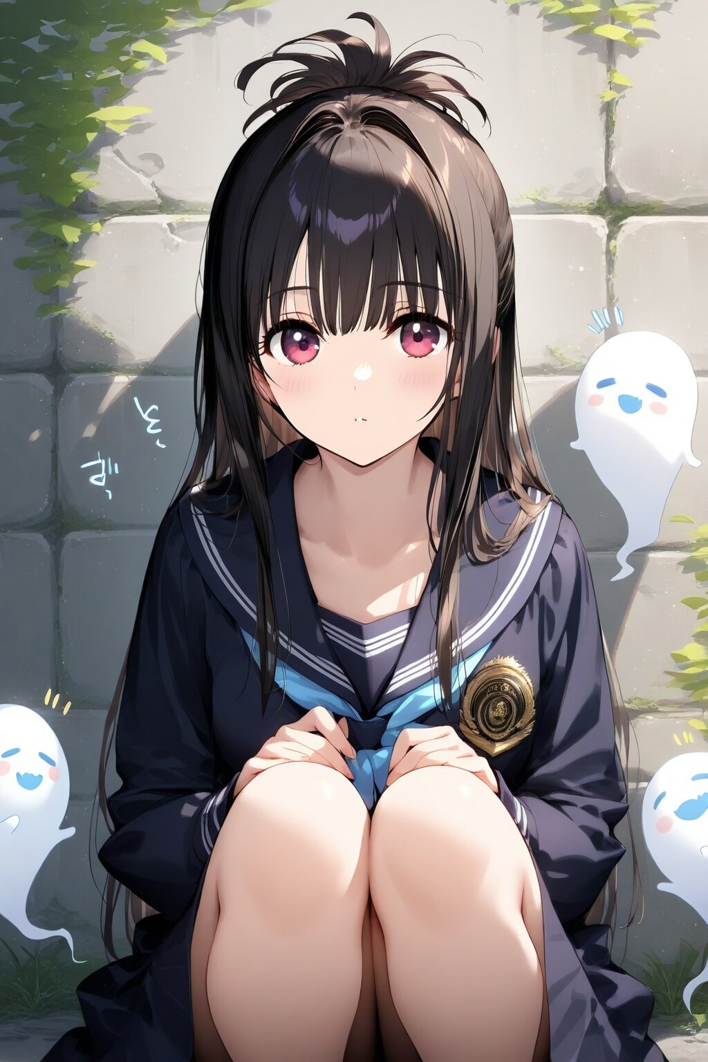 霊感強い系不思議少女 | の人気AIイラスト・グラビア