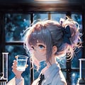 理系女子の水分補給 3枚目