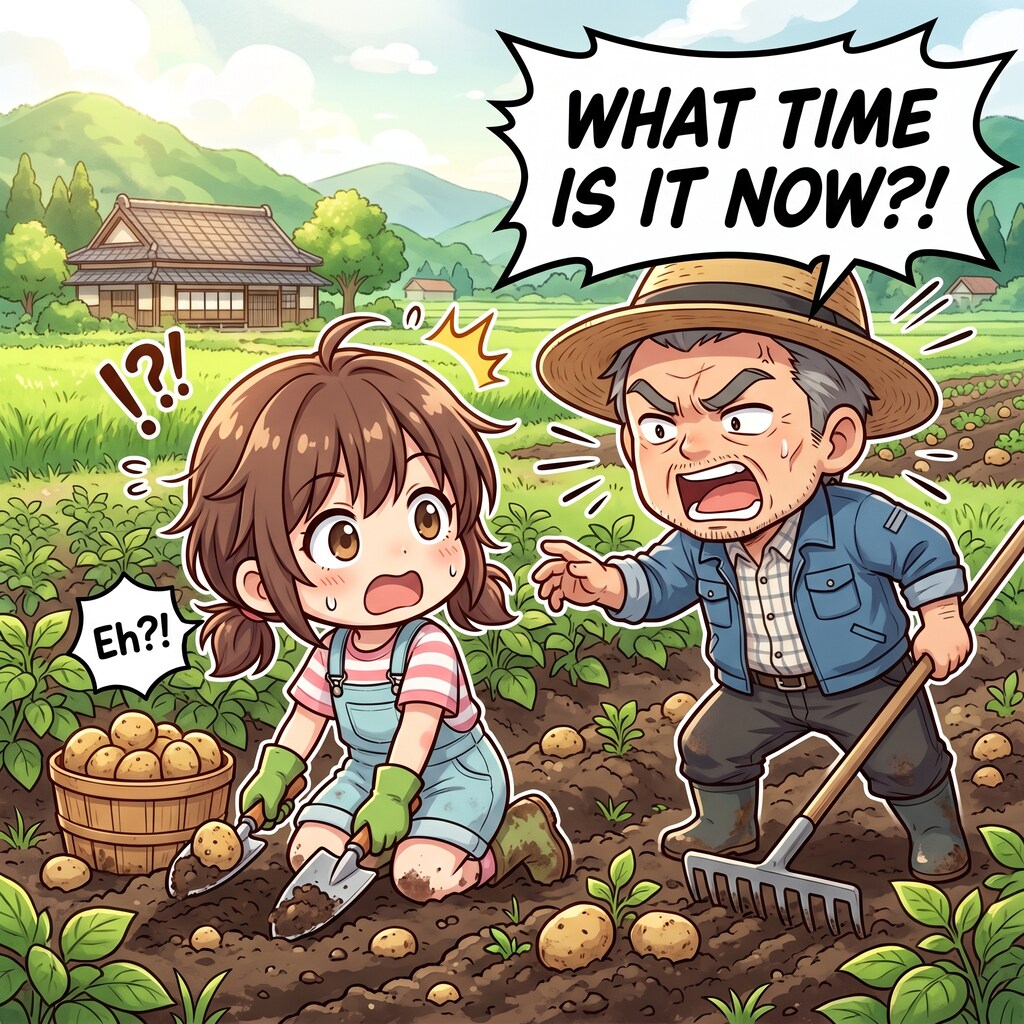 掘ったイモいじるな！