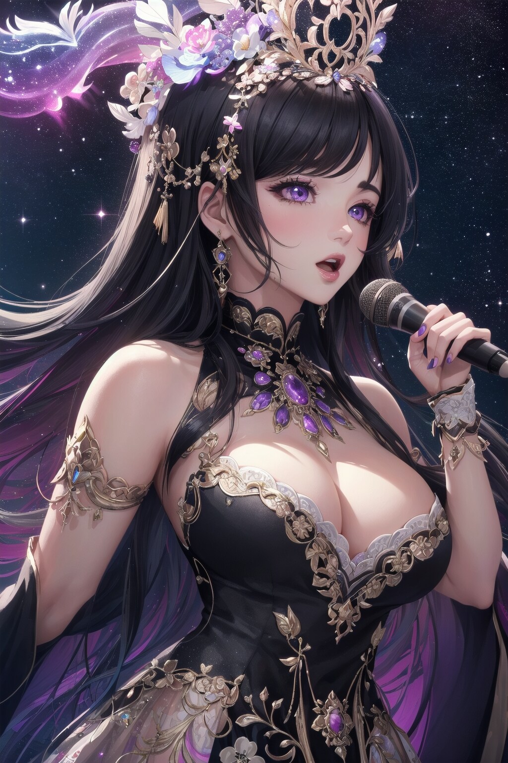 歌姫登場！軍の全チャンネルオープン！歌姫の異能の力は味方の異能の力の増幅！