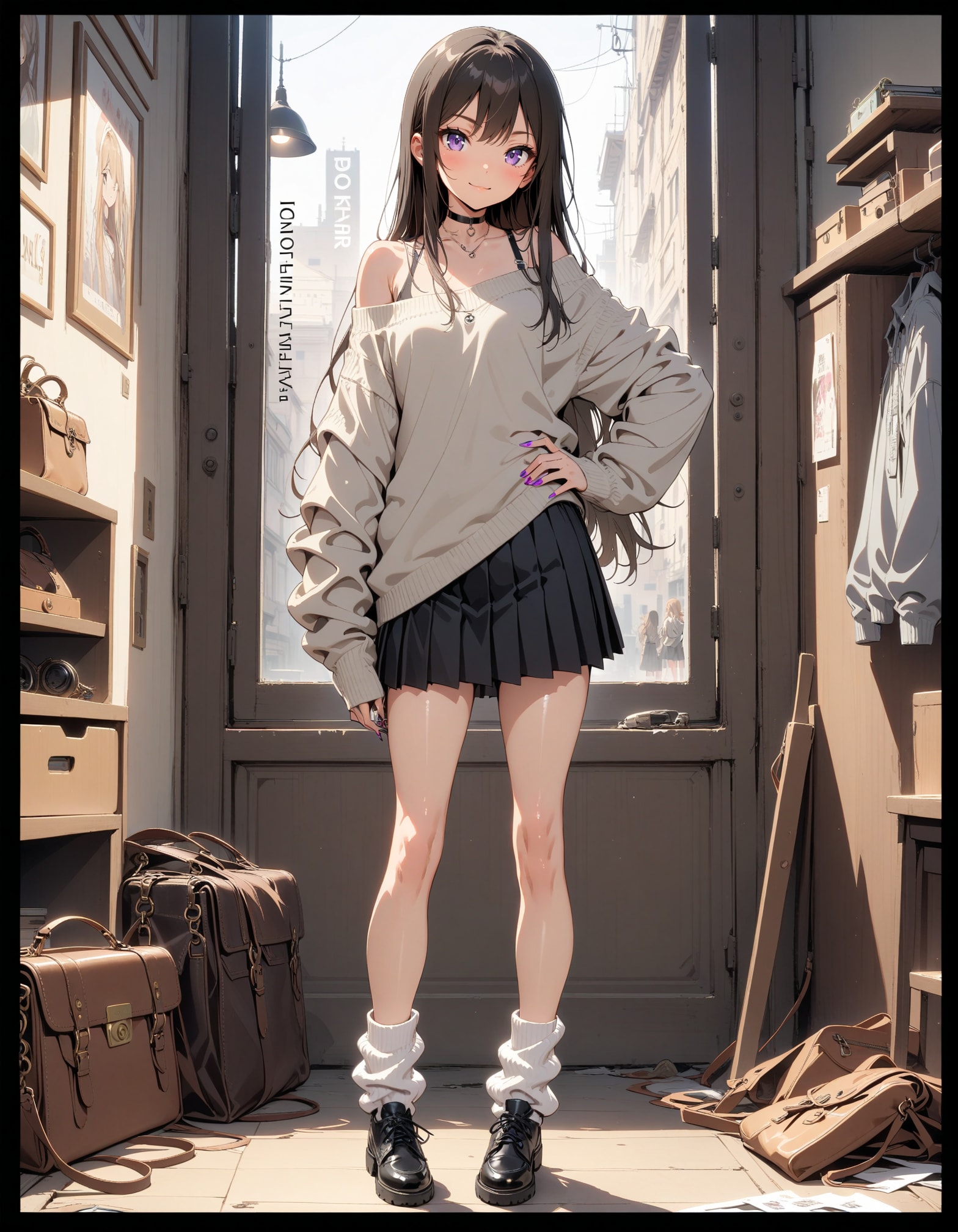 オフショルダー女子 | の人気AIイラスト・グラビア