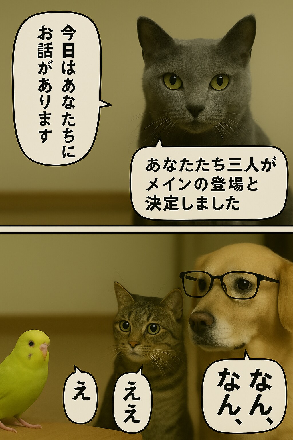 いぬとねこといんこ21