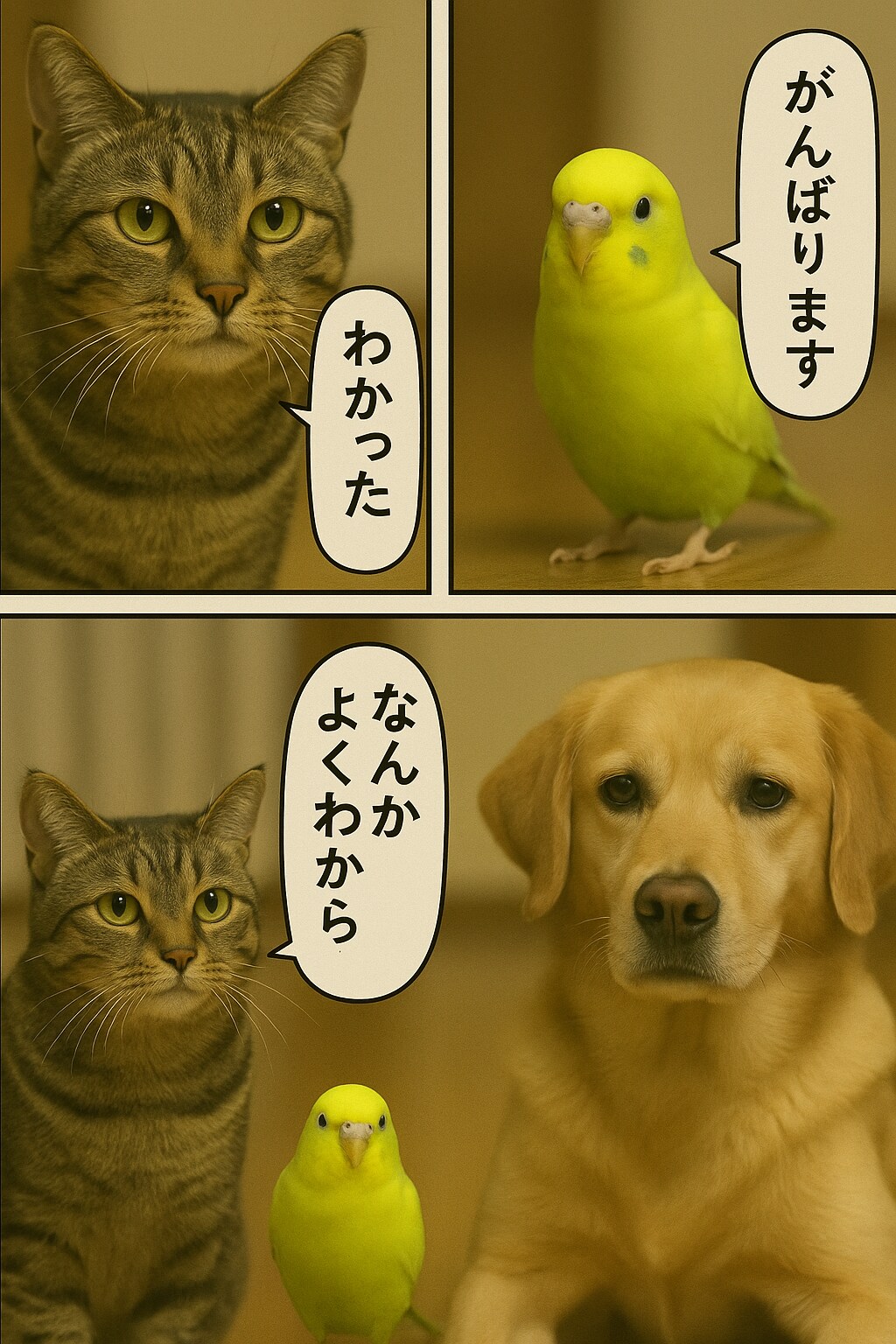 いぬとねこといんこ21
