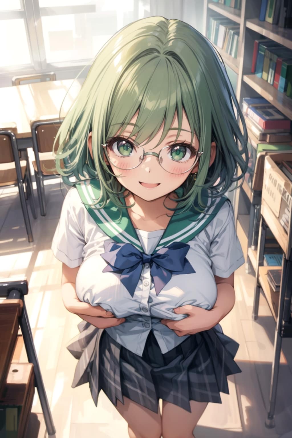 元気ないですね。。。おっぱい触りますか？