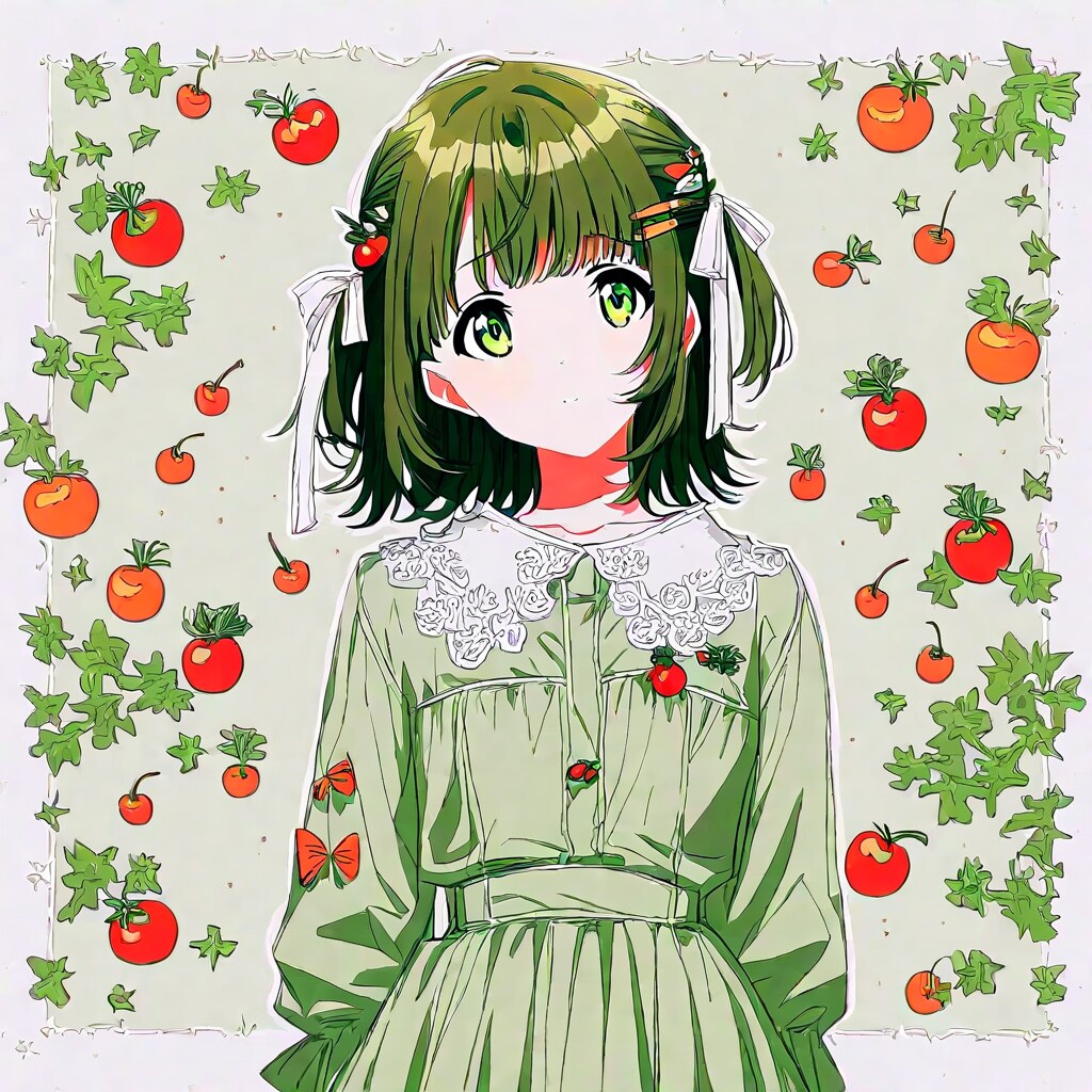 トマトのブローチ | の人気AIイラスト・グラビア