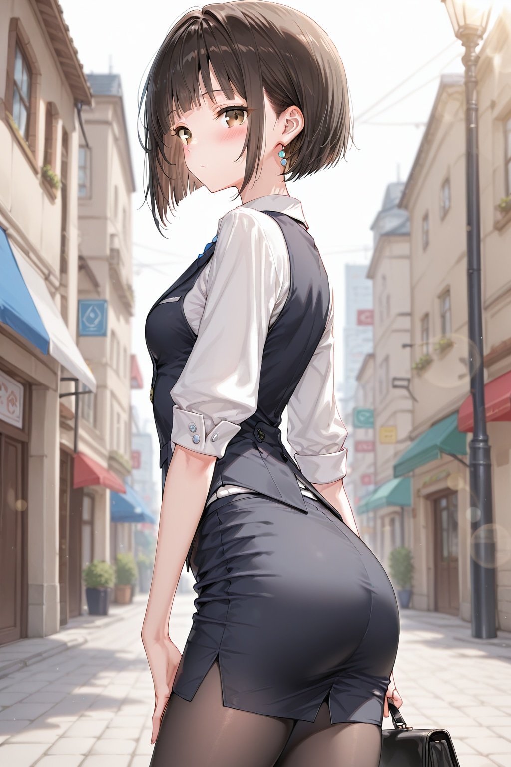 朝のOLちゃん | の人気AIイラスト・グラビア