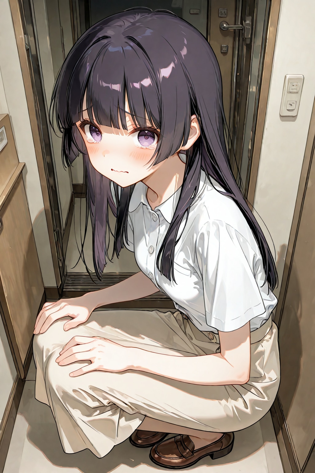両親と喧嘩して家出したカイリ（妹ちゃん）『……泊めて』（私服verも有り）