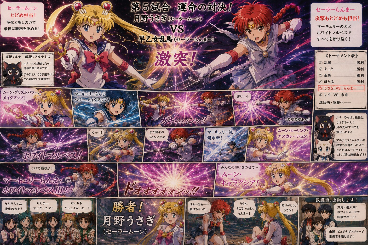 ムーンVSらんまー