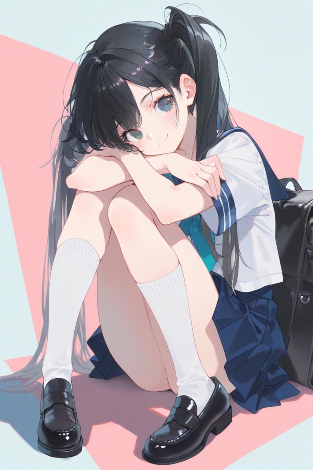 ツインテJK