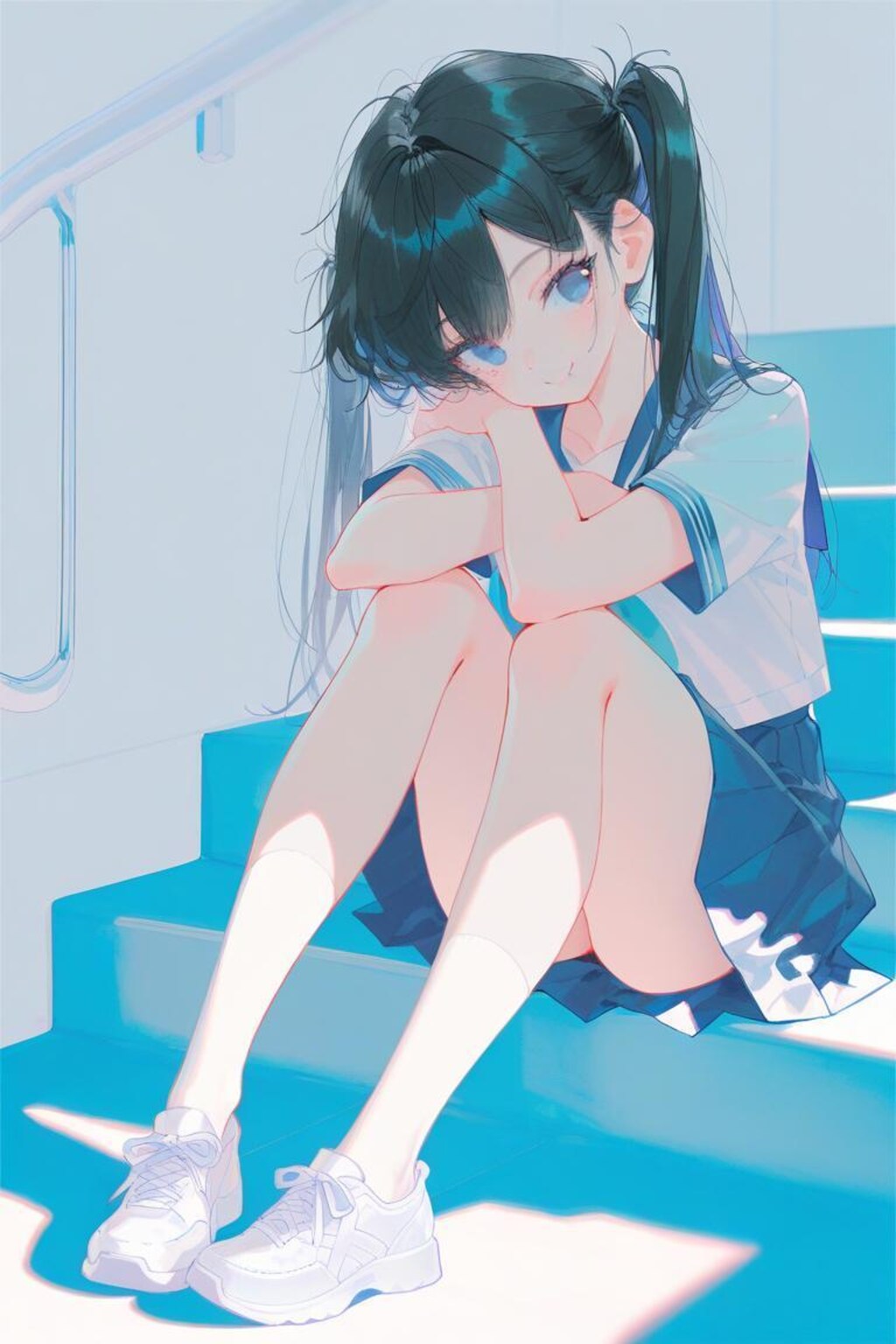 ツインテJK