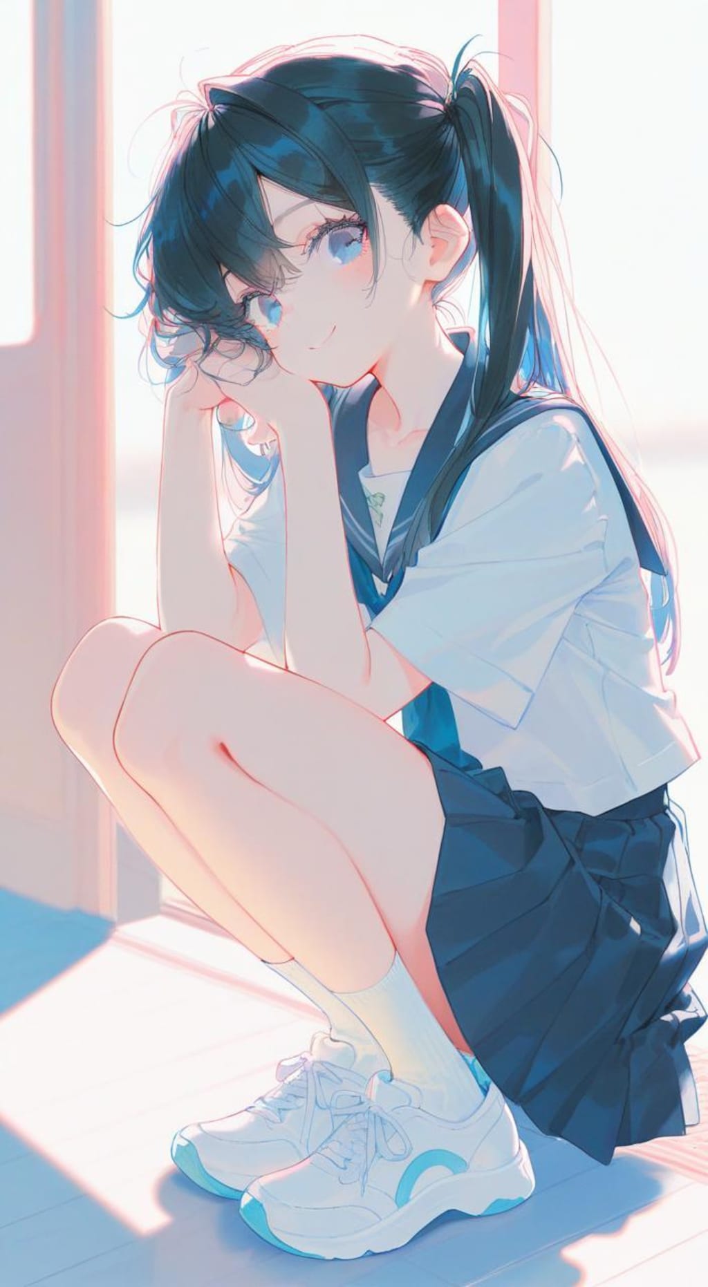 ツインテJK