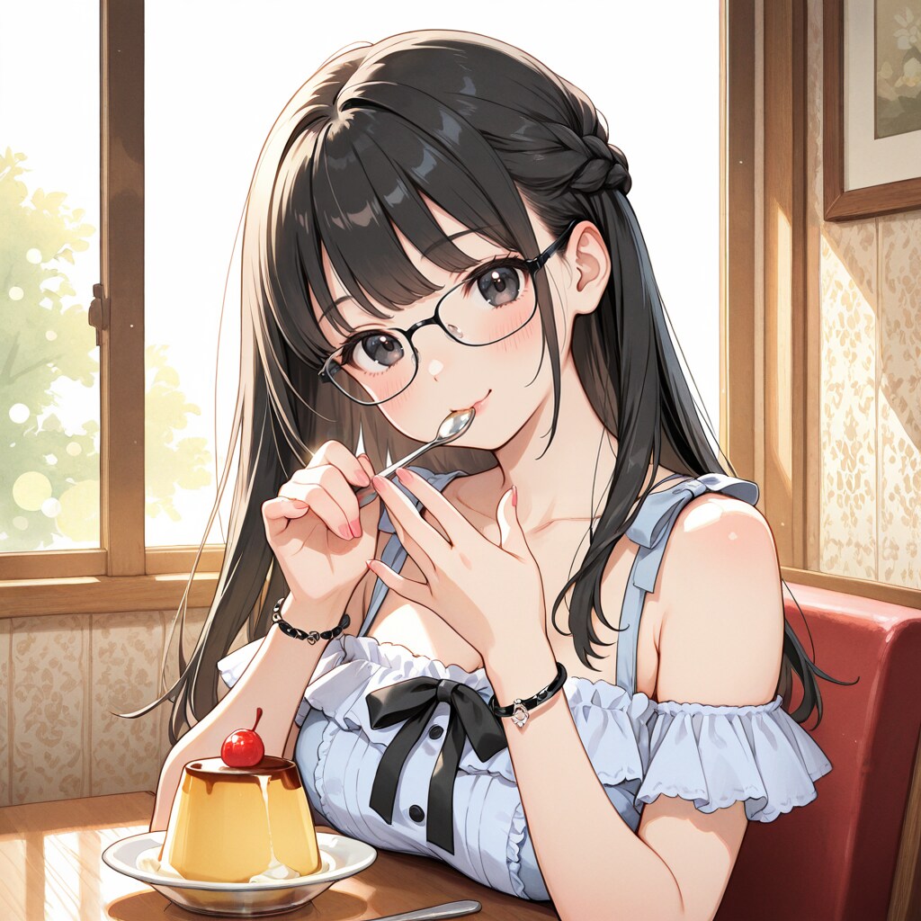 プリンと詩織ちゃん | の人気AIイラスト・グラビア