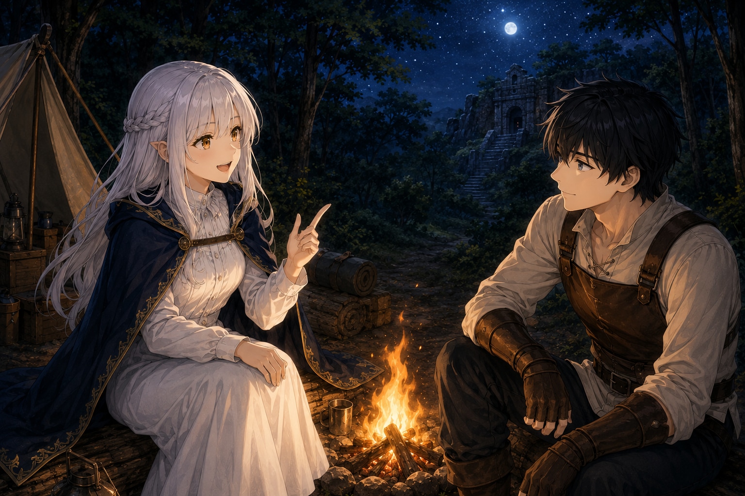 探索前夜 | の人気AIイラスト・グラビア