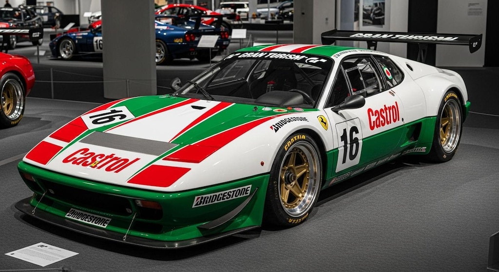 カストロールフェラーリレーシングカー