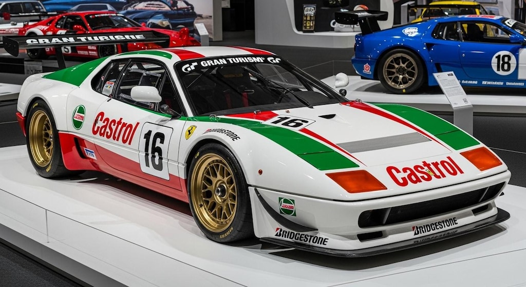 カストロールフェラーリレーシングカー
