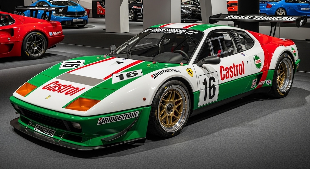 カストロールフェラーリレーシングカー