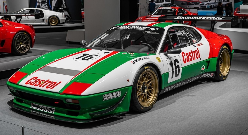カストロールフェラーリレーシングカー