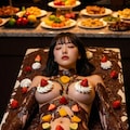 女体盛り　デザート 2枚目