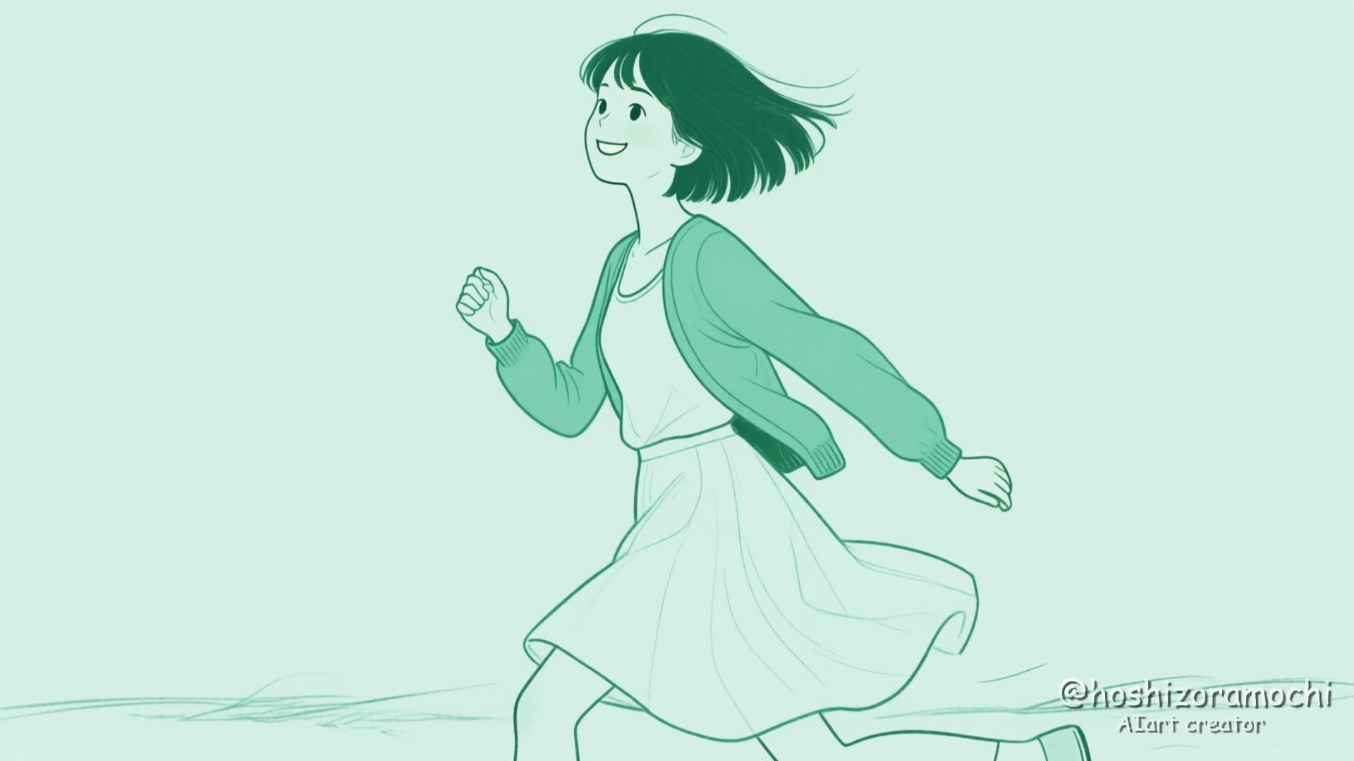 柔風に揺れる輪郭のワルツ | の人気AIイラスト・グラビア