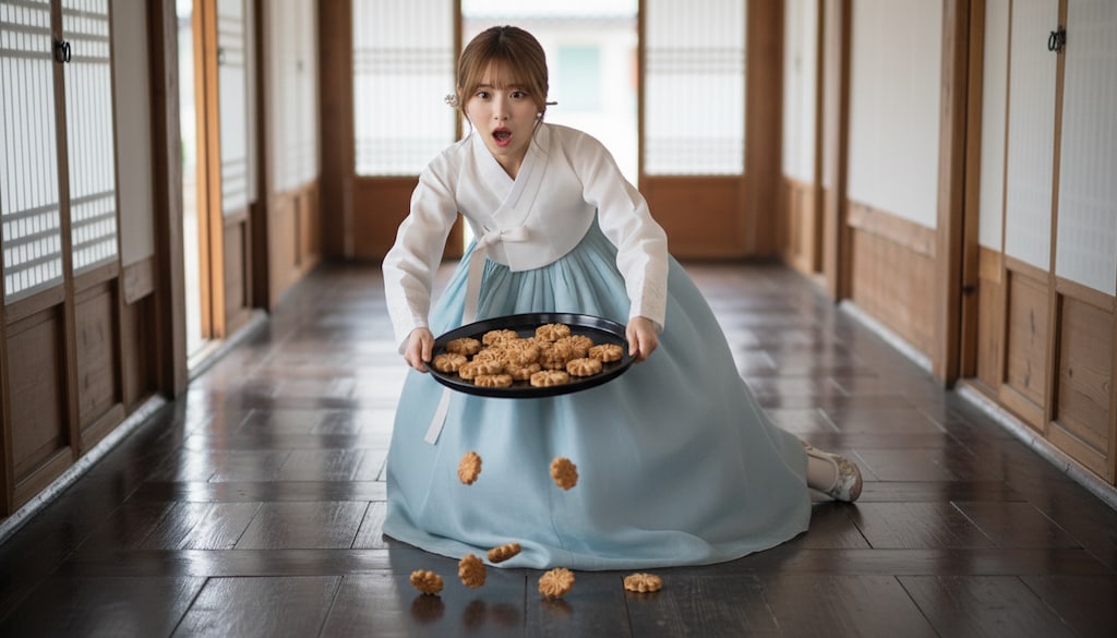 見習い女官（ナイン）のドジ