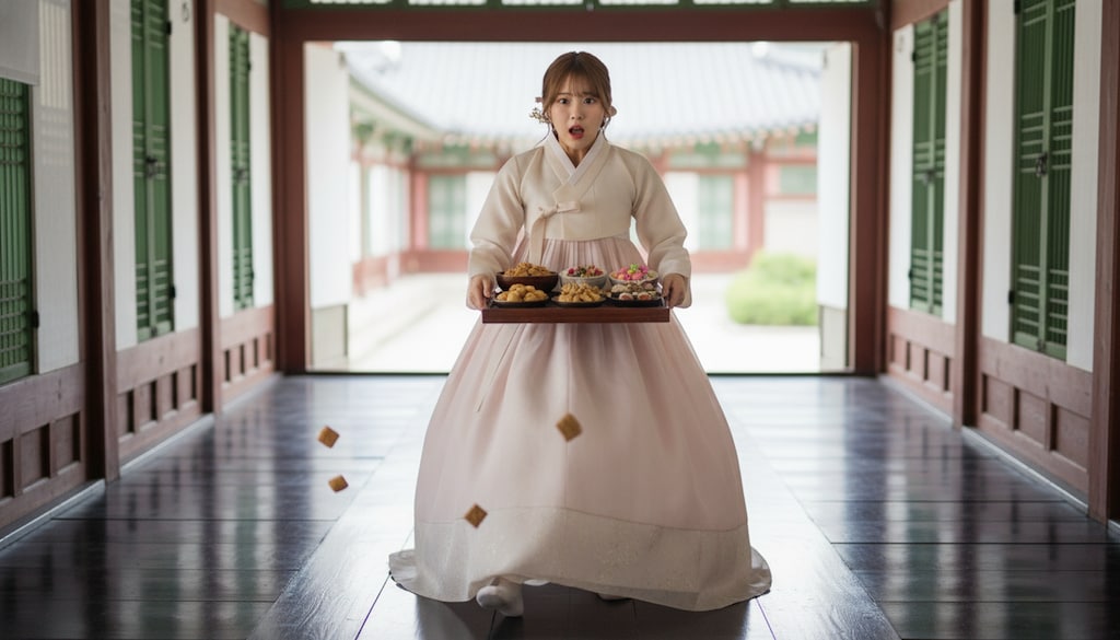 見習い女官（ナイン）のドジ