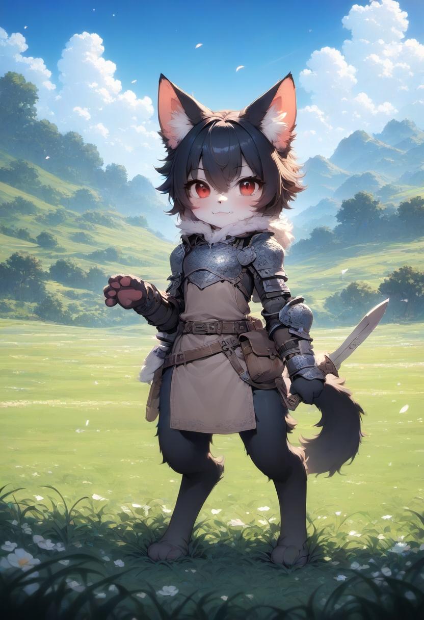 猫獣人冒険者 | の人気AIイラスト・グラビア