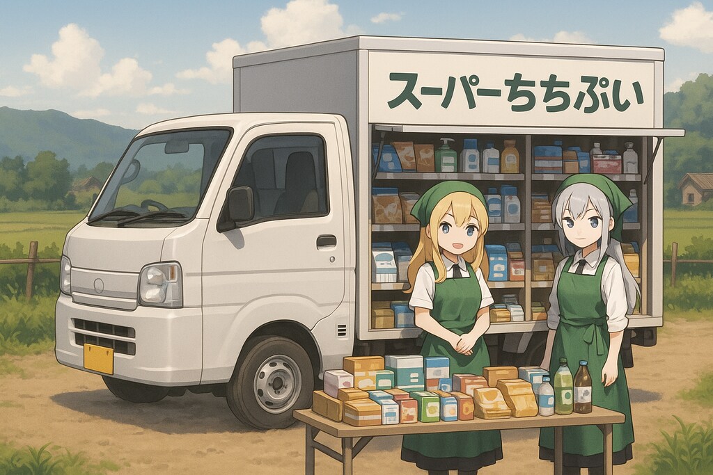 スーパーちちぷい、移動販売