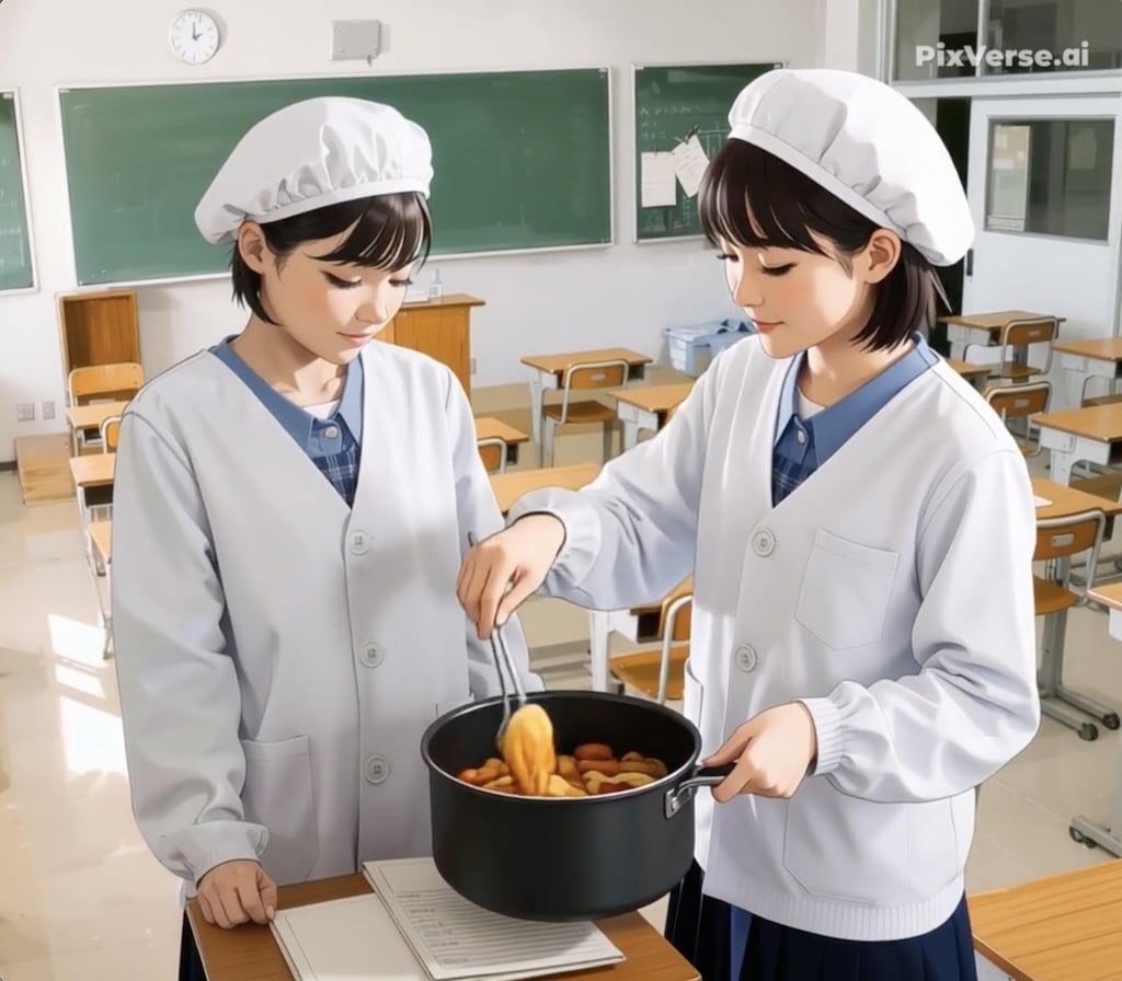 給食当番（養殖7）