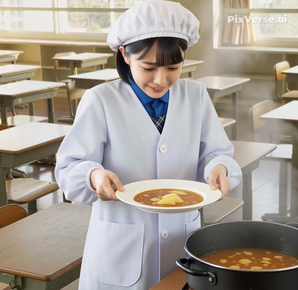 給食当番（養殖7）