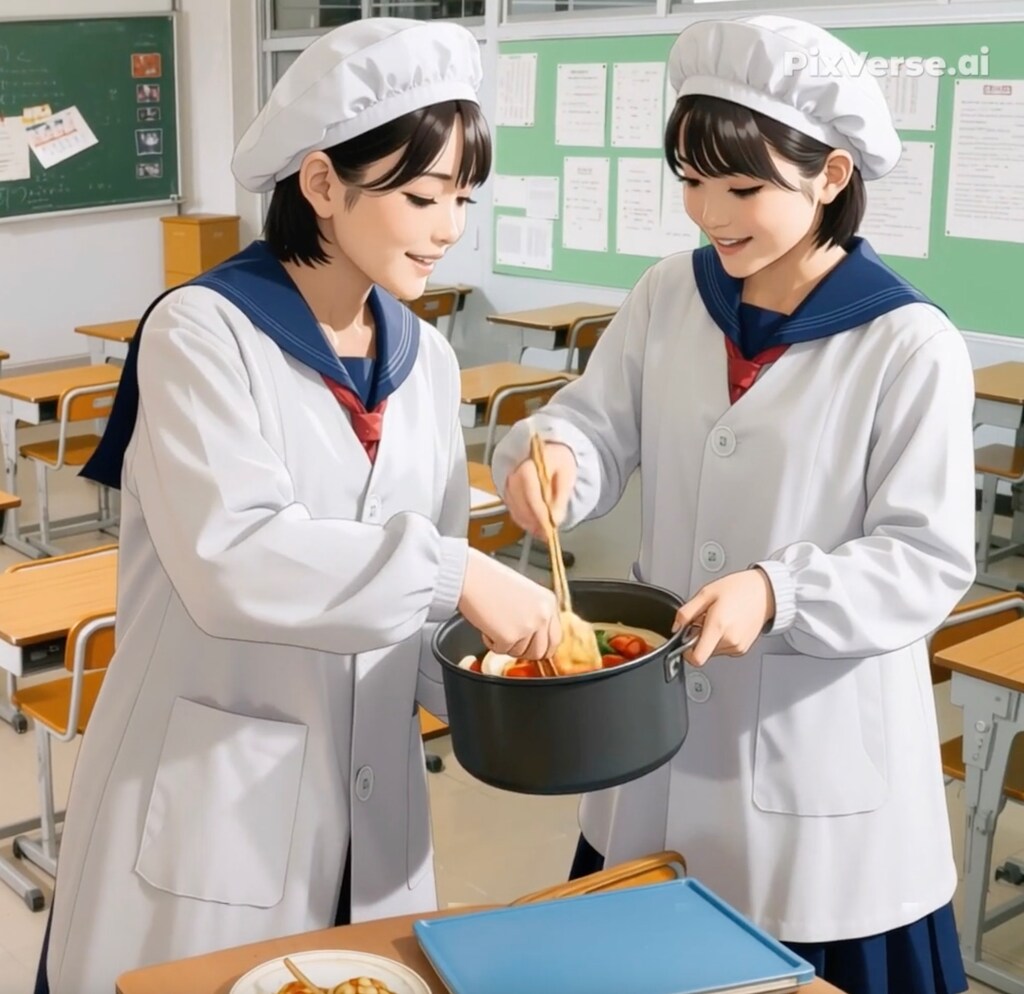 給食当番（養殖7）